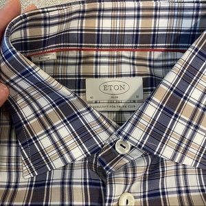 Eton slim button down size 16/41